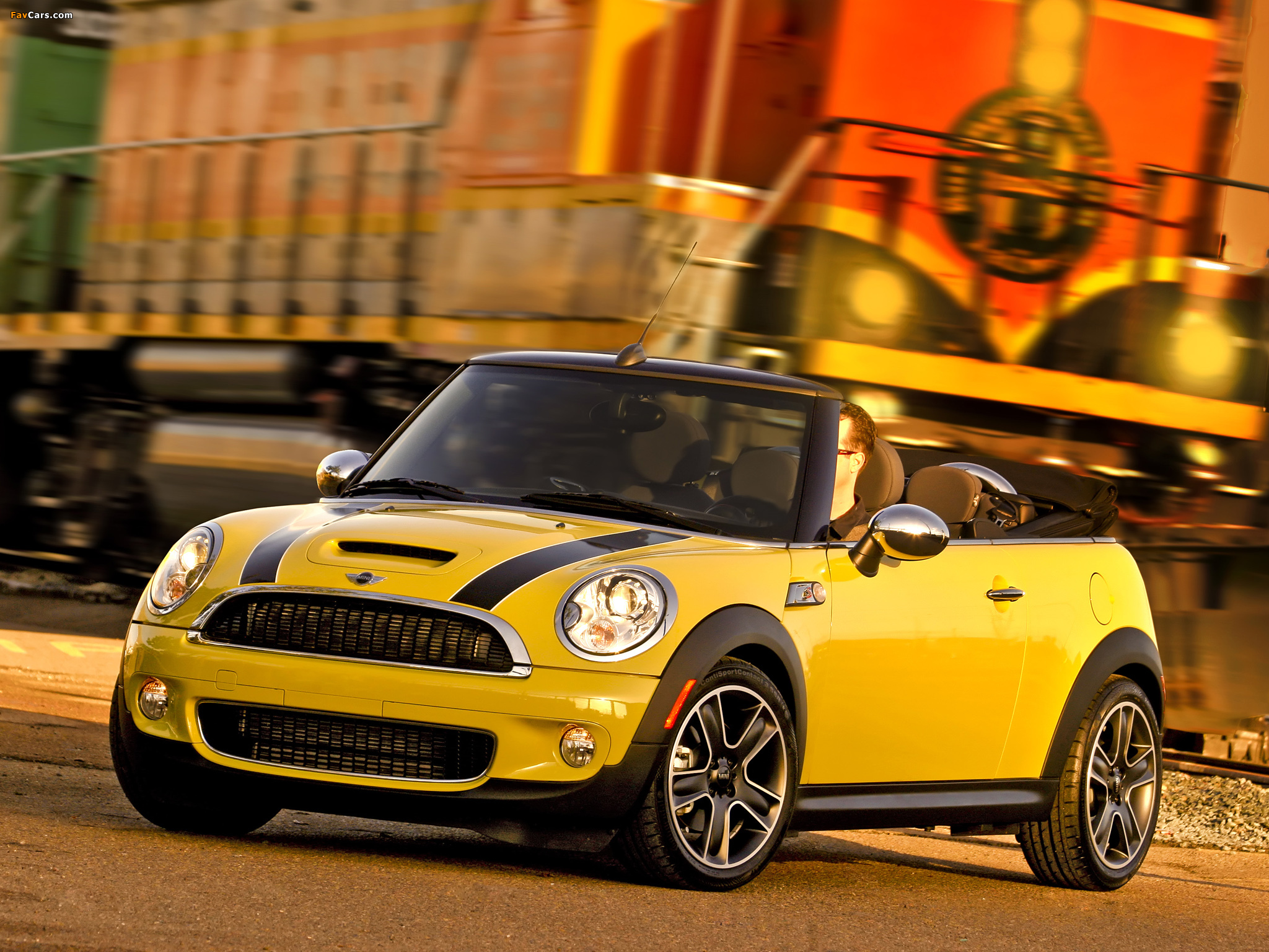 Mini Cooper S Cabrio US-spec (R57) 2009–10 photos (2048 x 1536)