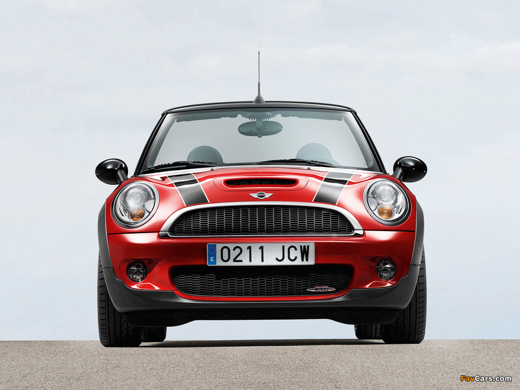 Mini John Cooper Works Cabrio (R57) 2009–10 photos (1024 x 768)