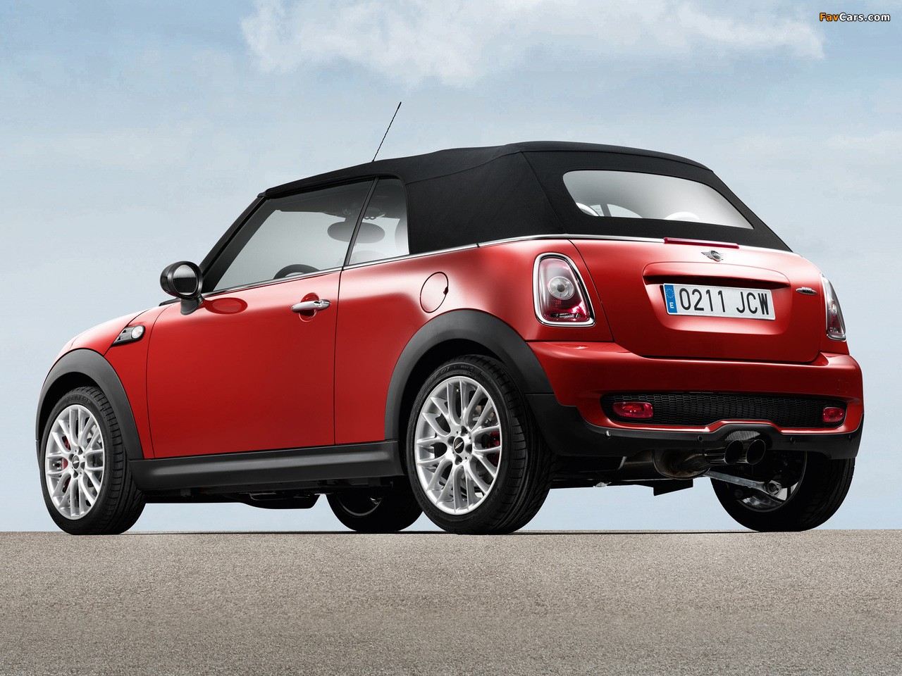 Mini John Cooper Works Cabrio (R57) 2009–10 pictures (1280 x 960)