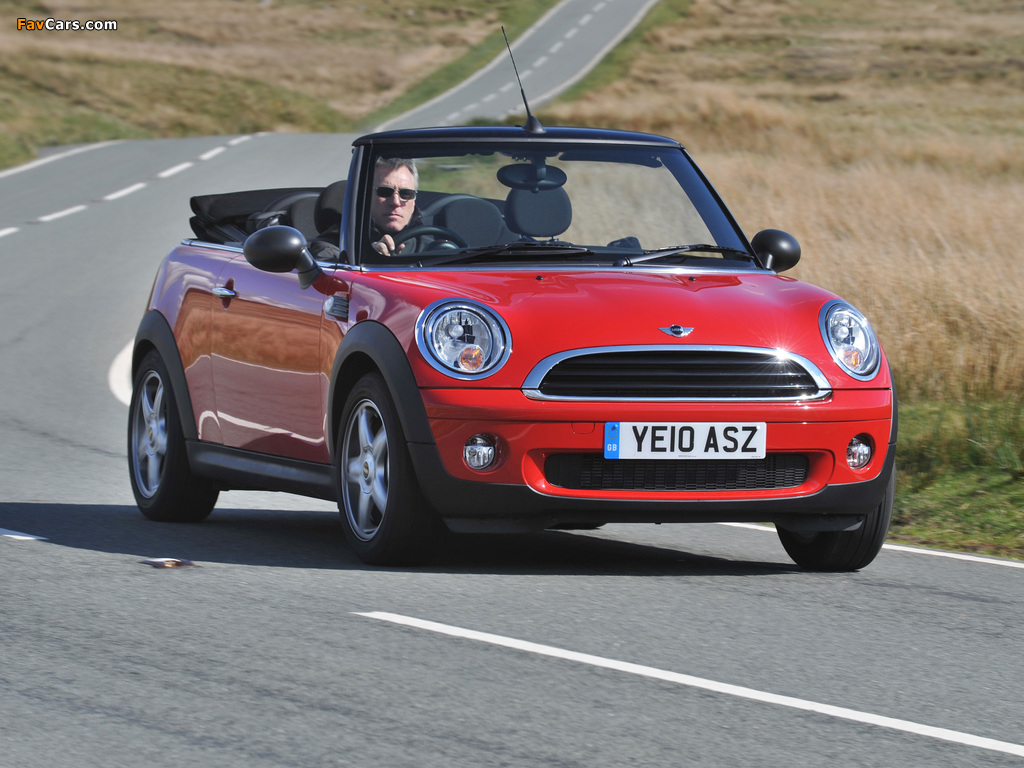 Mini One Cabrio UK-spec (R57) 2009–10 pictures (1024 x 768)