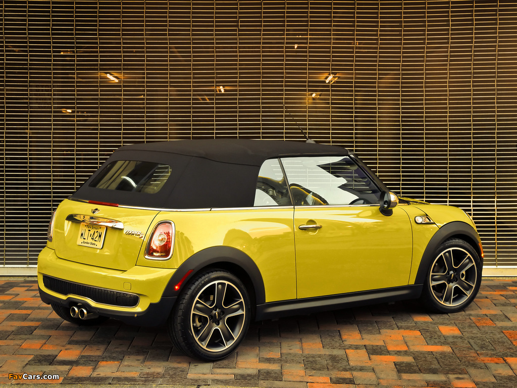 Mini Cooper S Cabrio US-spec (R57) 2009–10 pictures (1024 x 768)