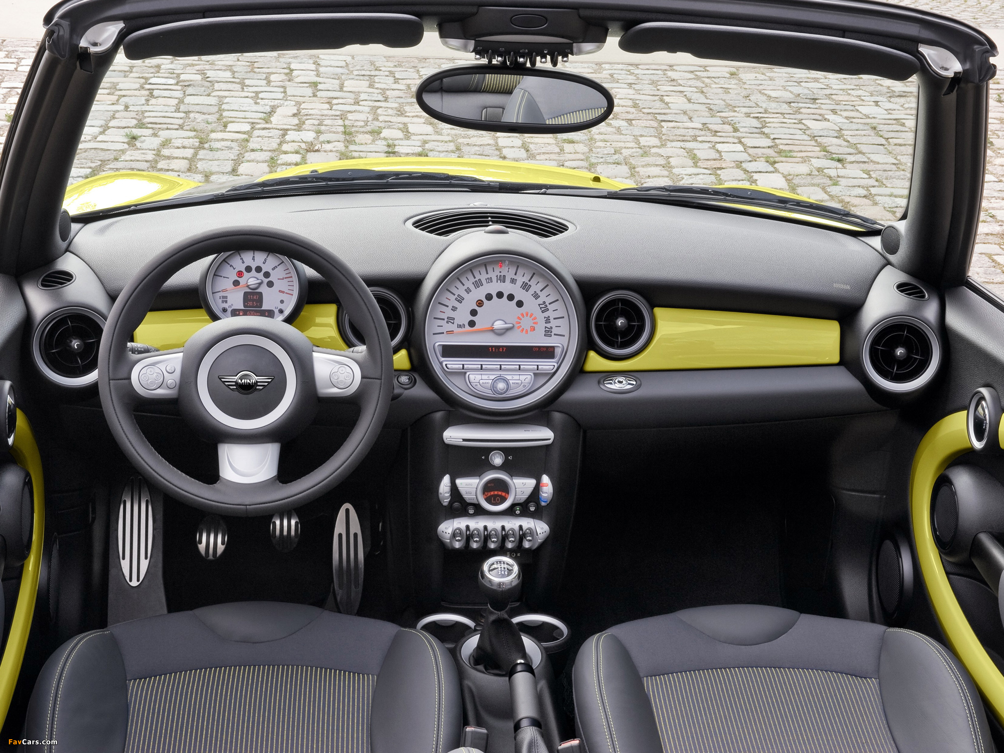 Mini Cooper S Cabrio (R57) 2009–10 wallpapers (2048 x 1536)