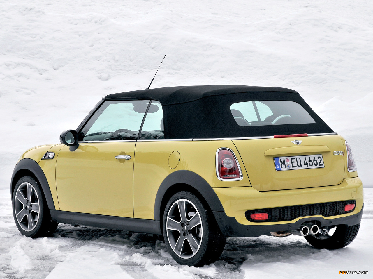 Mini Cooper S Cabrio (R57) 2009–10 wallpapers (1280 x 960)