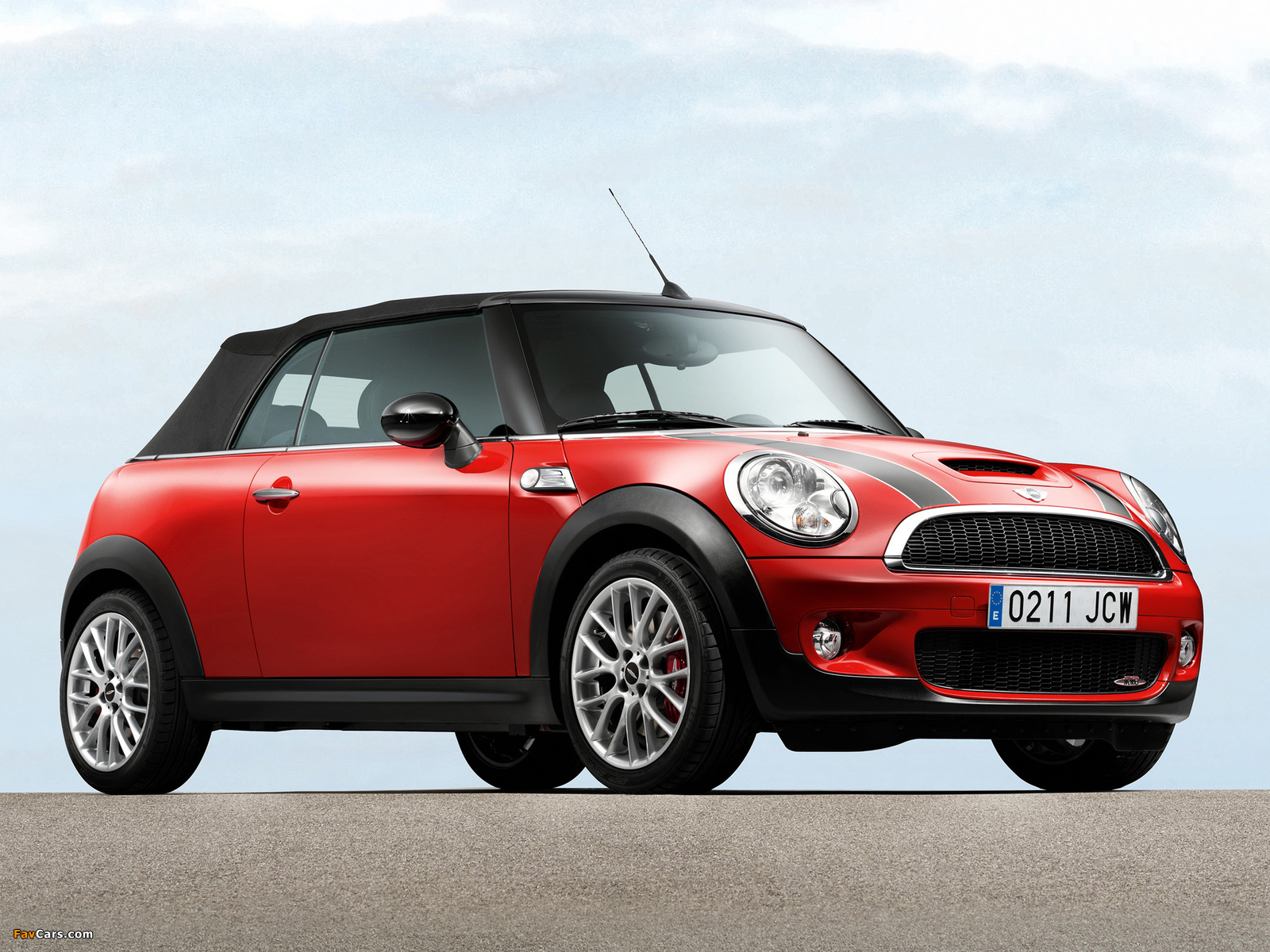 Mini John Cooper Works Cabrio (R57) 2009–10 wallpapers (1600 x 1200)