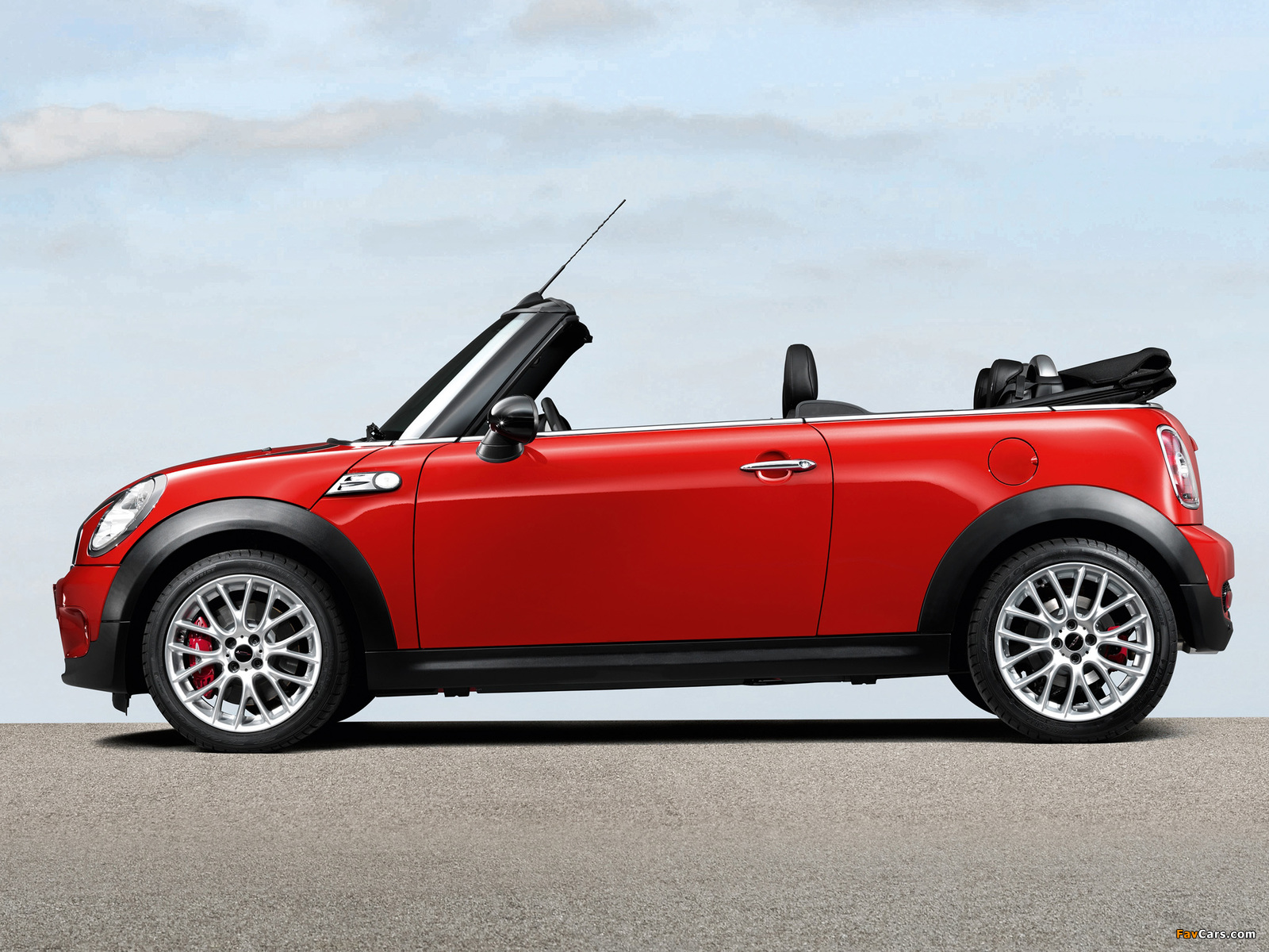 Mini John Cooper Works Cabrio (R57) 2009–10 wallpapers (1600 x 1200)