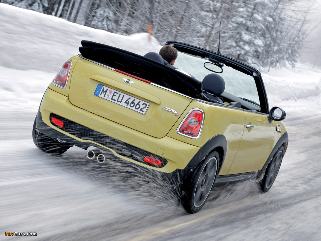 Photos of Mini Cooper S Cabrio (R57) 2009–10 (1024 x 768)