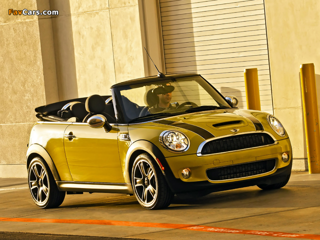 Pictures of Mini Cooper S Cabrio US-spec (R57) 2009–10 (640 x 480)