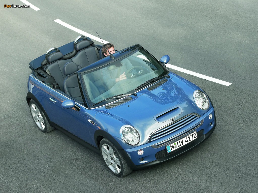 Mini Cooper S Cabrio (R52) 2004–08 wallpapers (1024 x 768)