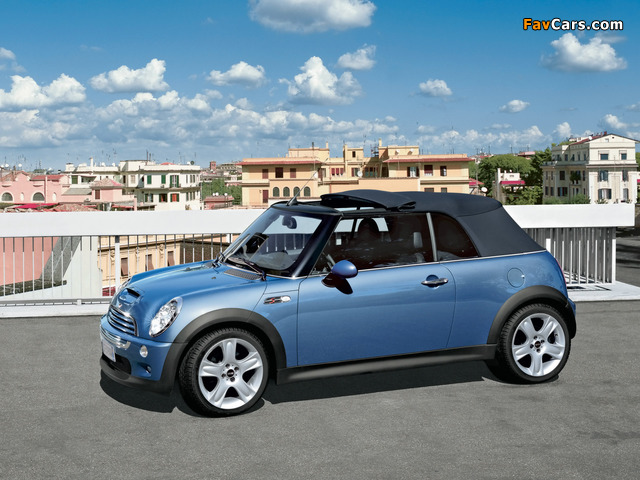 Mini Cooper S Cabrio (R52) 2004–08 wallpapers (640 x 480)