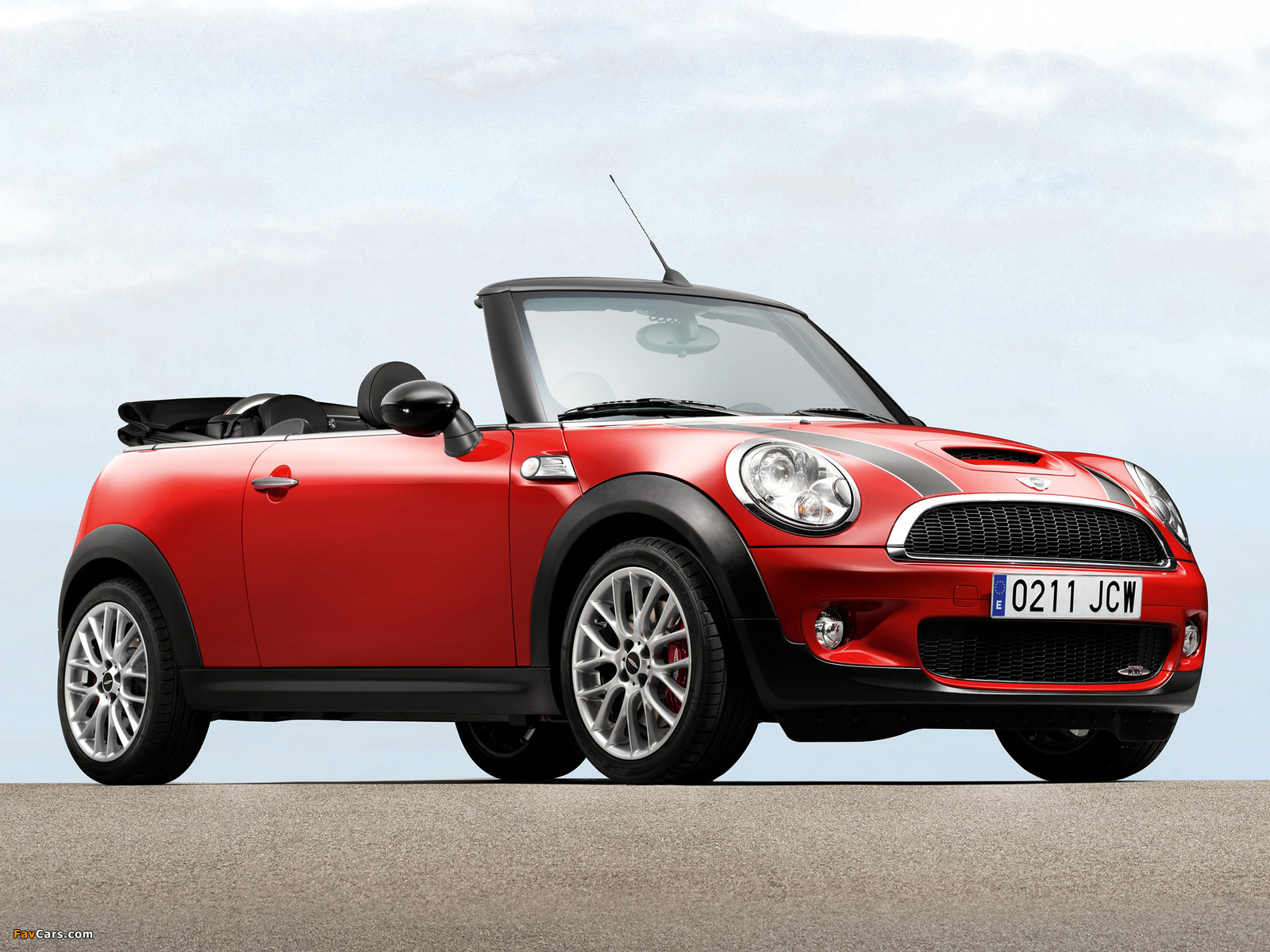 Mini John Cooper Works Cabrio (R57) 2009–10 wallpapers (1600 x 1200)