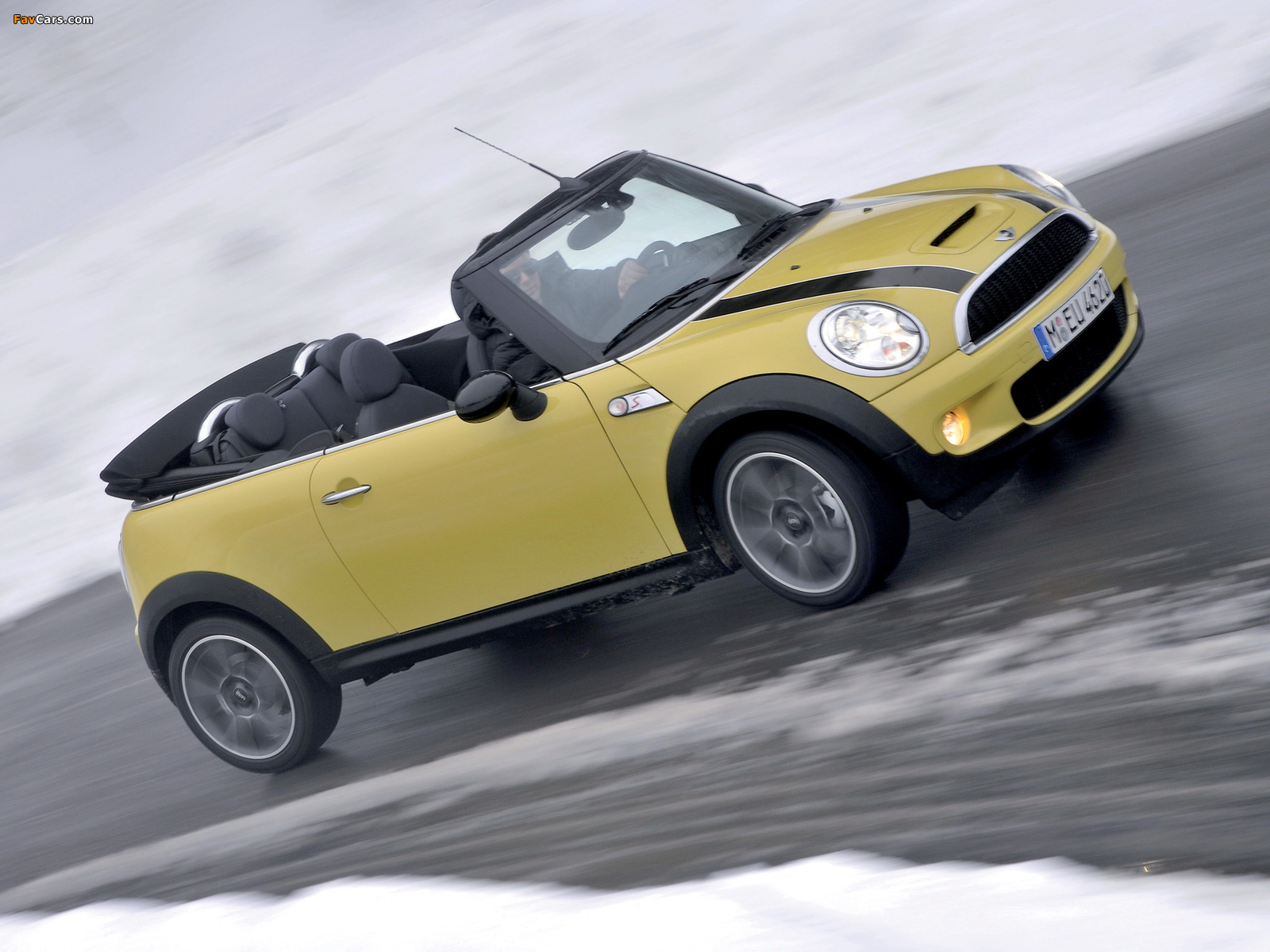 Mini Cooper S Cabrio (R57) 2009–10 wallpapers (1600 x 1200)