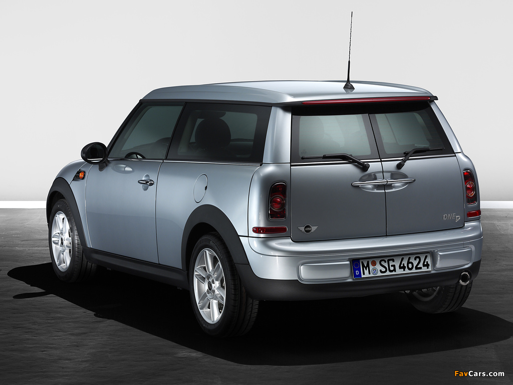 Images of MINI One D Clubman (R55) 2010 (1024 x 768)
