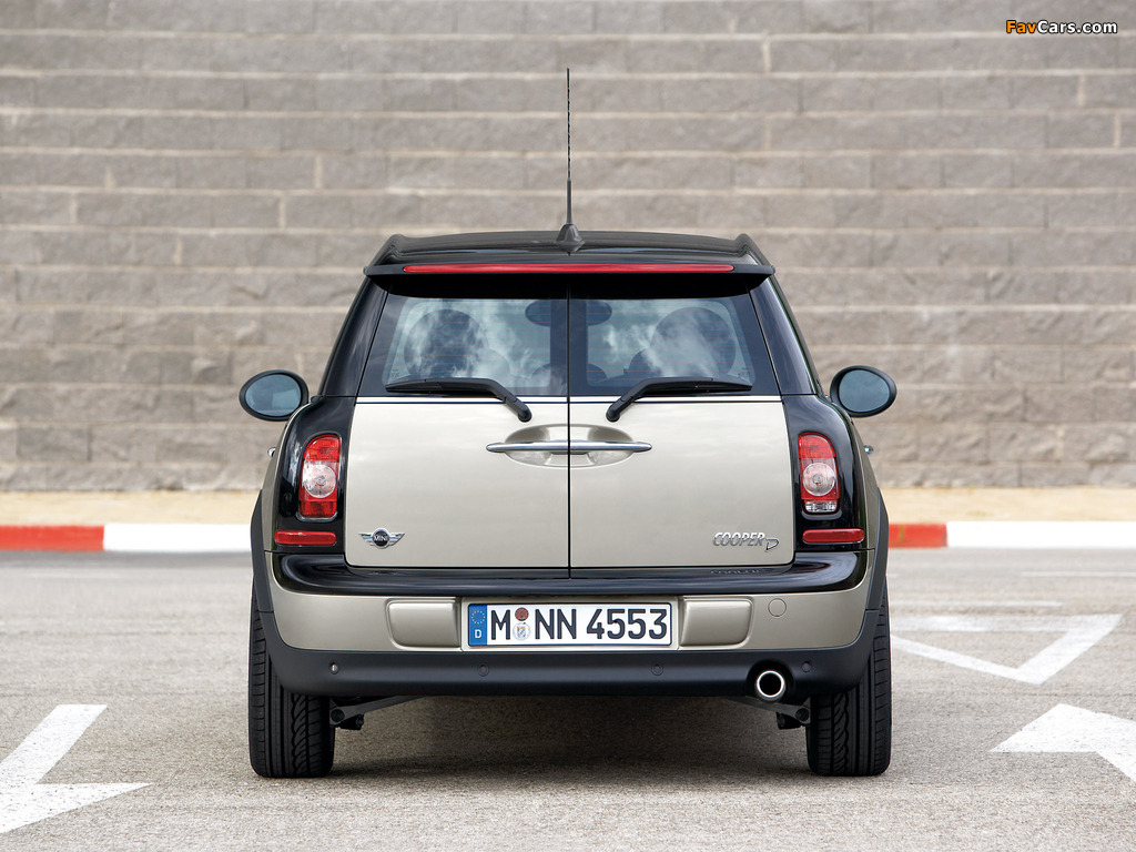 MINI Cooper D Clubman (R55) 2007–10 photos (1024 x 768)