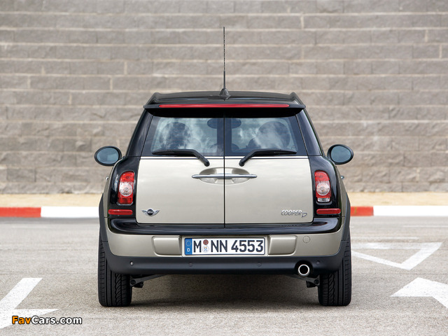 MINI Cooper D Clubman (R55) 2007–10 photos (640 x 480)