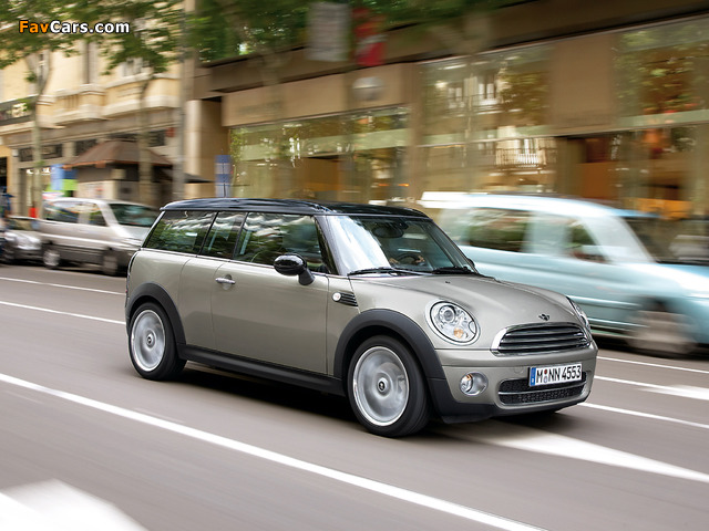 MINI Cooper D Clubman (R55) 2007–10 wallpapers (640 x 480)