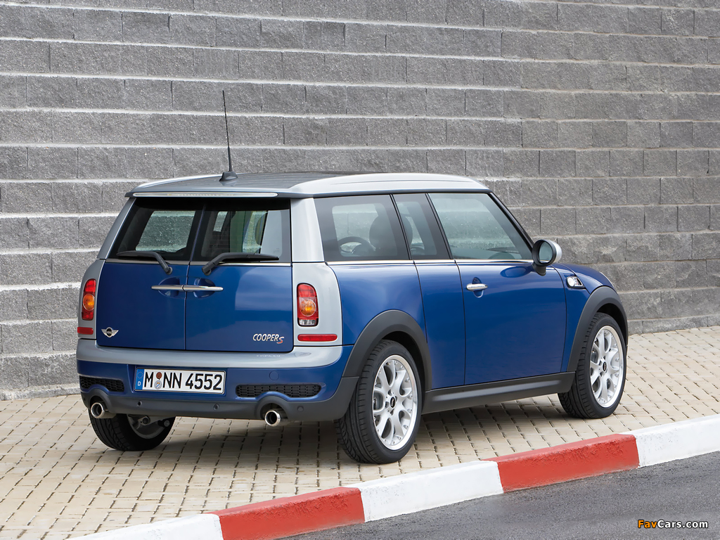 Pictures of MINI Cooper S Clubman (R55) 2007–10 (1024 x 768)
