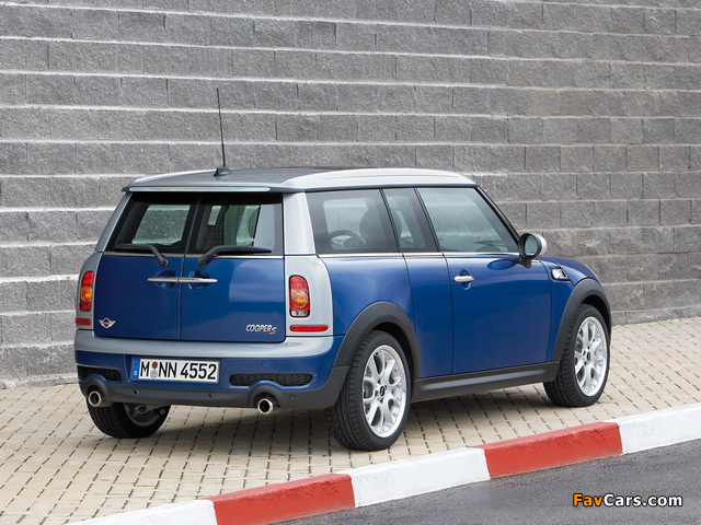 Pictures of MINI Cooper S Clubman (R55) 2007–10 (640 x 480)