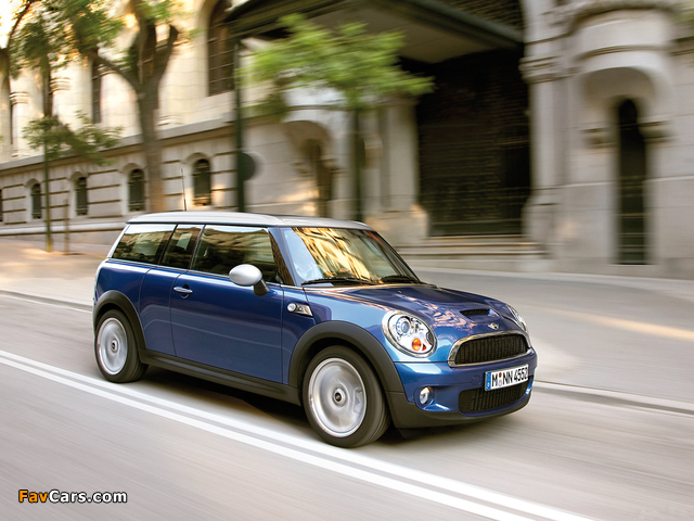 Pictures of MINI Cooper S Clubman (R55) 2007–10 (640 x 480)