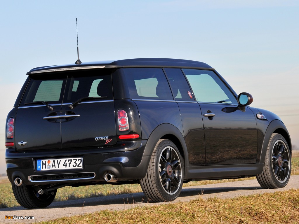 Pictures of MINI Cooper SD Clubman 50 Hampton (R55) 2011 (1024 x 768)