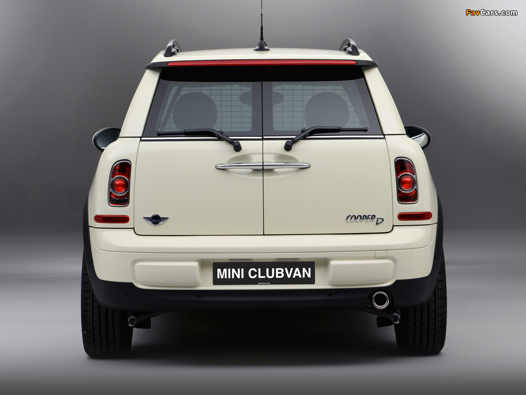 Images of MINI Cooper D Clubvan UK-spec (R55) 2012 (1024 x 768)