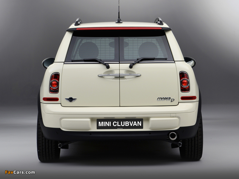Images of MINI Cooper D Clubvan UK-spec (R55) 2012 (800 x 600)
