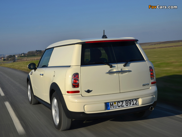 Pictures of MINI Cooper Clubvan (R55) 2012 (640 x 480)