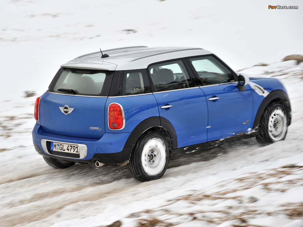 Images of Mini Cooper D Countryman All4 (R60) 2010–13 (1024 x 768)