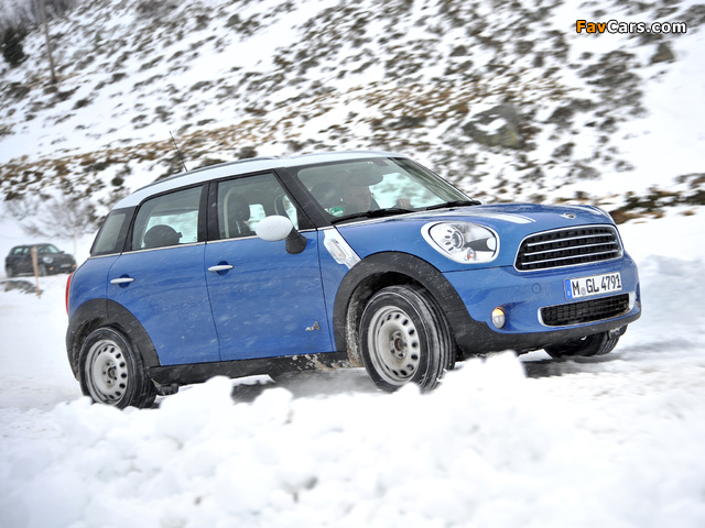 Mini Cooper D Countryman All4 (R60) 2010–13 pictures (640 x 480)