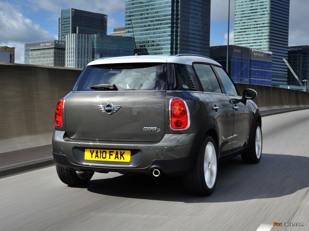 Mini Cooper D Countryman UK-spec (R60) 2010–13 wallpapers (1024 x 768)