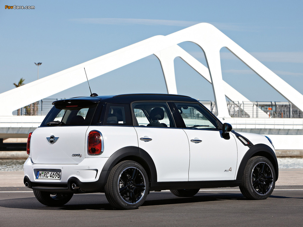 Mini Cooper S Countryman All4 (R60) 2010–13 wallpapers (1024 x 768)