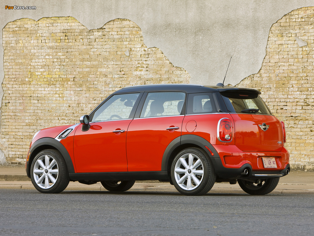 Mini Cooper S Countryman US-spec (R60) 2010–13 wallpapers (1024 x 768)