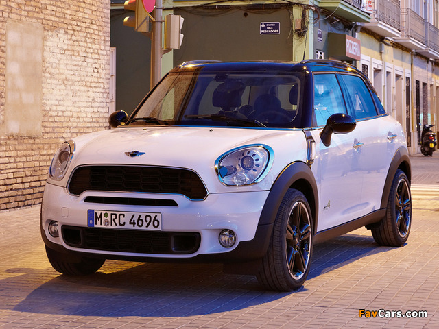 Mini Cooper S Countryman All4 (R60) 2010–13 wallpapers (640 x 480)