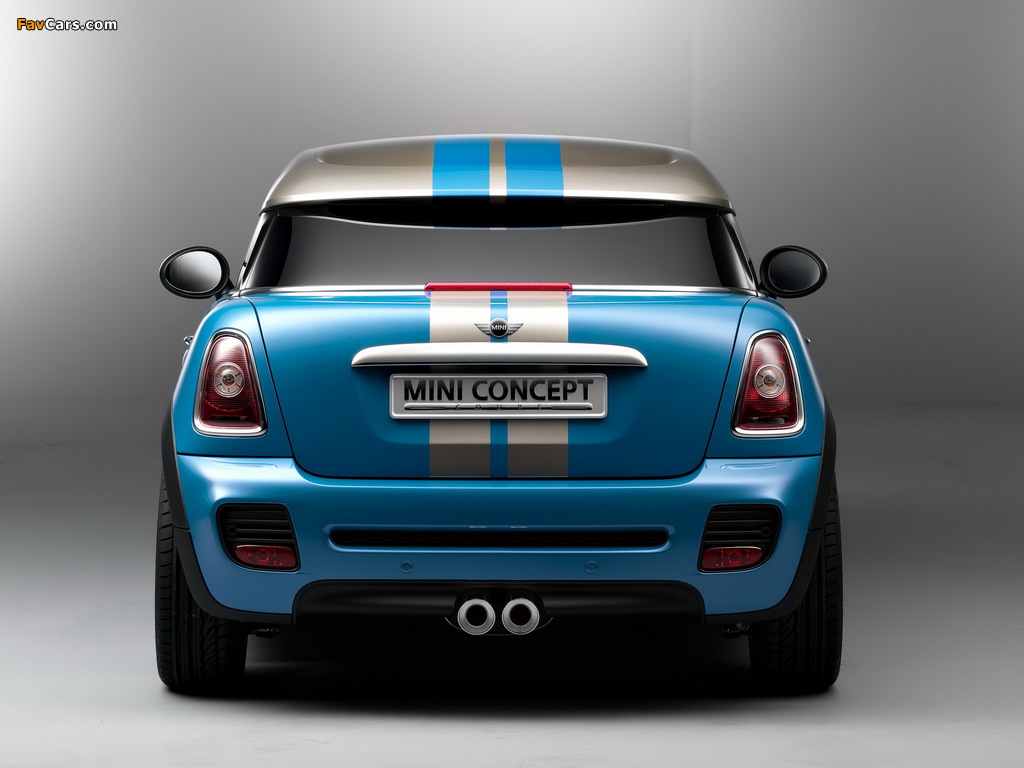 MINI Coupe Concept (R58) 2009 pictures (1024 x 768)
