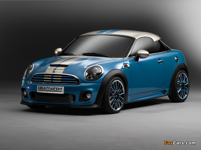 MINI Coupe Concept (R58) 2009 wallpapers (640 x 480)