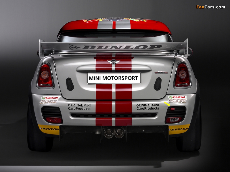 MINI John Cooper Works Coupe Endurance (R58) 2011 wallpapers (800 x 600)