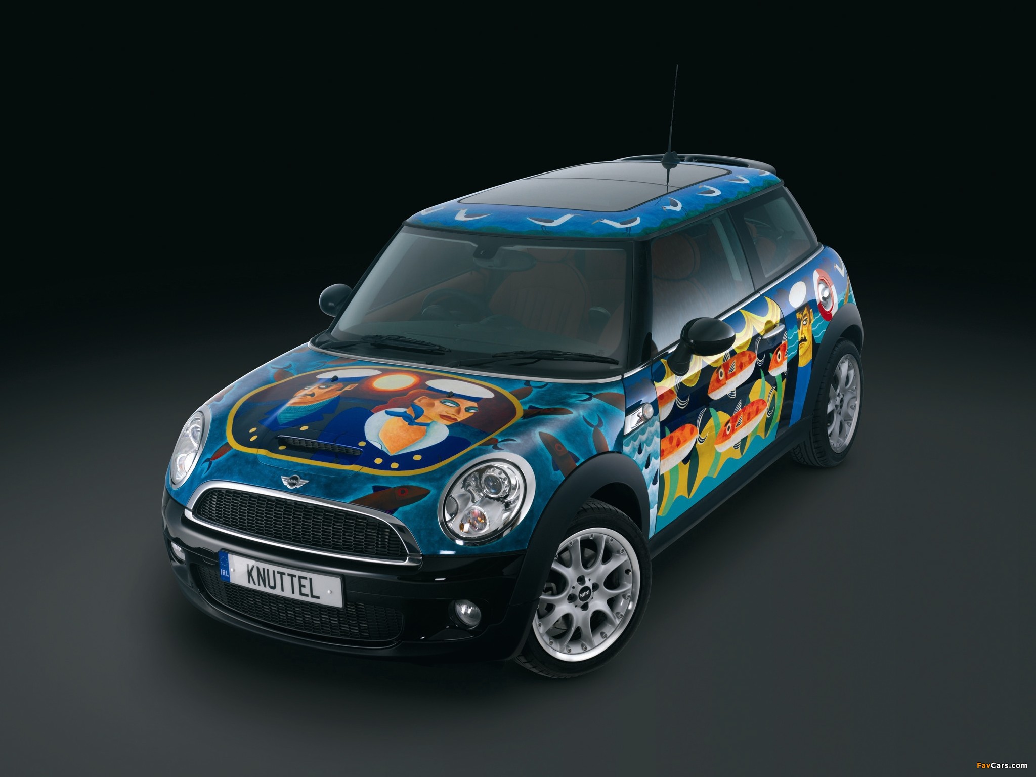 Mini Cooper S Art Car by Graham Knuttel (R56) 2007 pictures (2048 x 1536)