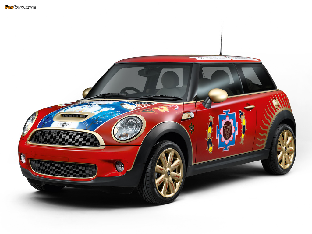 Mini Cooper S Art Car by George Harrison (R56) 2009 pictures (1024 x 768)