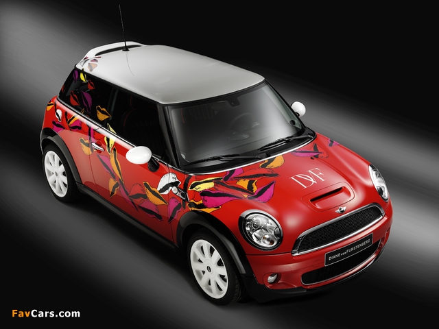 Mini Cooper S Art Car by Diane von Furstenberg (R56) 2010 pictures (640 x 480)