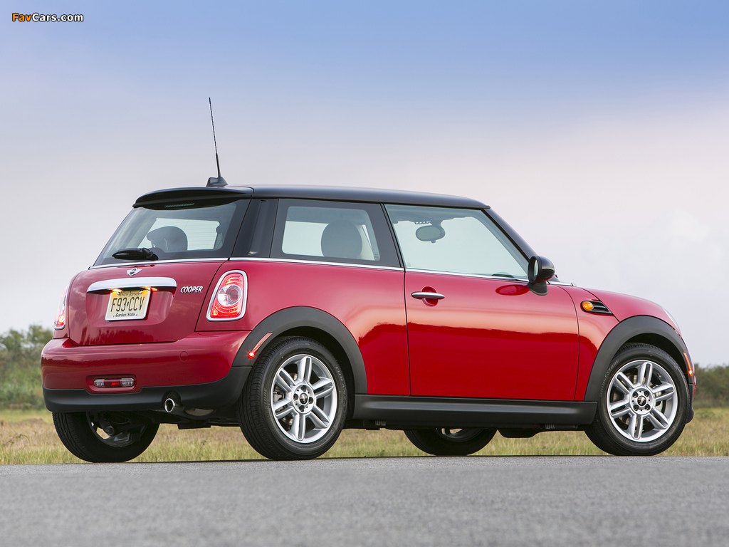 Mini Cooper US-spec (R56) 2010–14 wallpapers (1024 x 768)