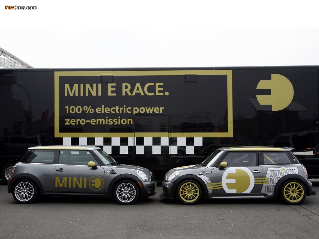 Mini E Race (R56) 2010 wallpapers (1024 x 768)