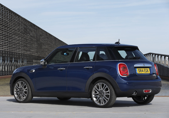 Mini Cooper D 5-door UK-spec 2014 wallpapers