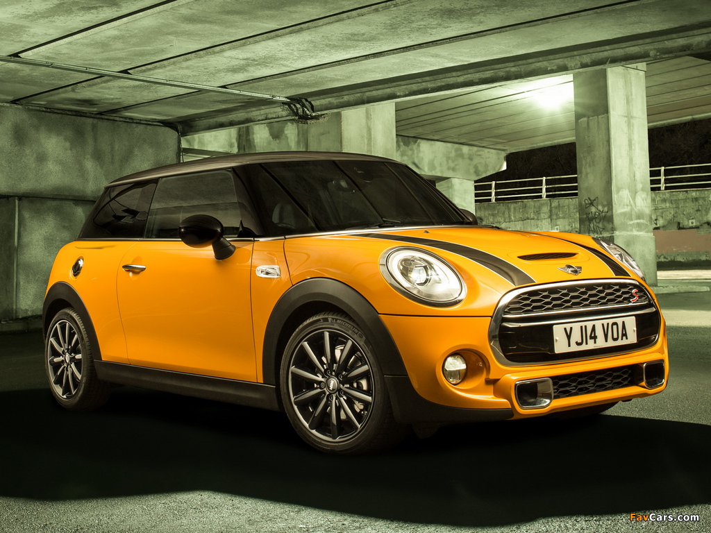 Mini Cooper S UK-spec (F56) 2014 wallpapers (1024 x 768)