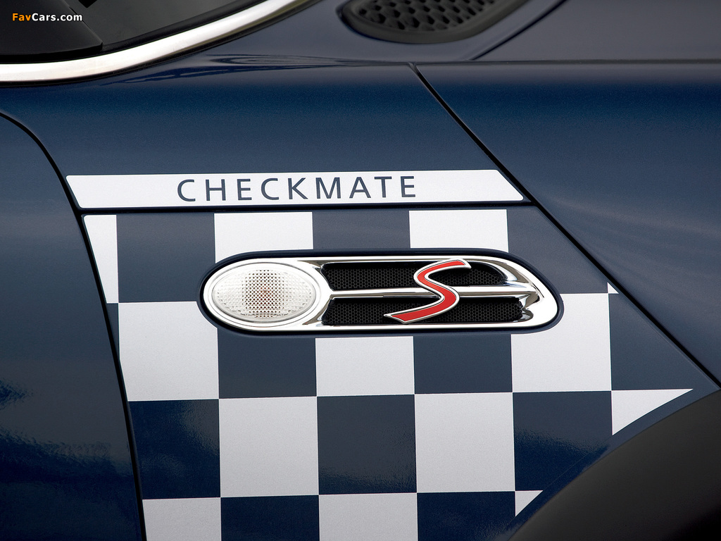 Mini Cooper S Checkmate (R53) 2005 wallpapers (1024 x 768)