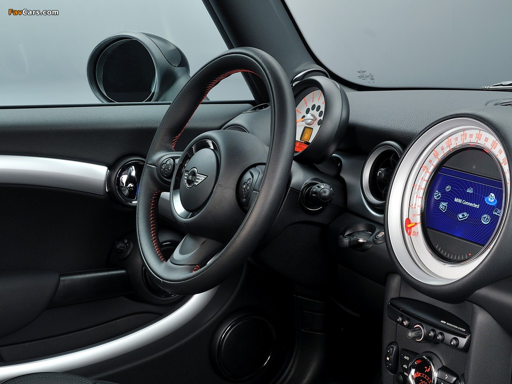 Mini Cooper John Cooper Works Package (R56) 2011–14 wallpapers (1024 x 768)