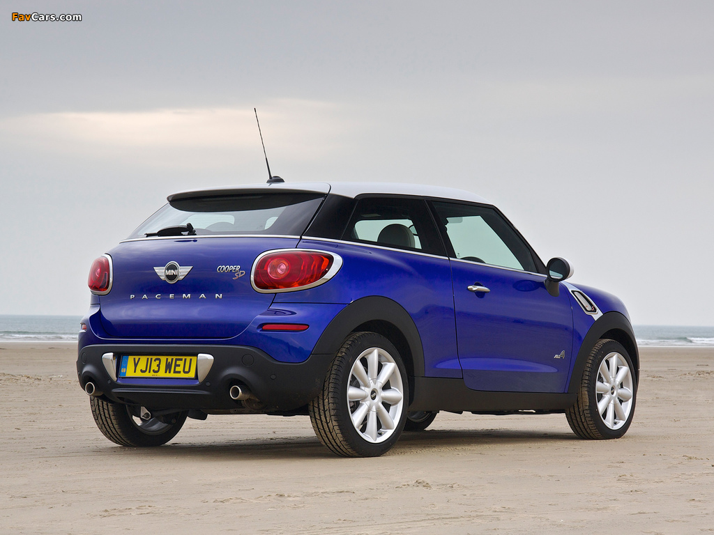 Images of MINI Cooper SD Paceman All4 UK-spec (R61) 2013 (1024 x 768)