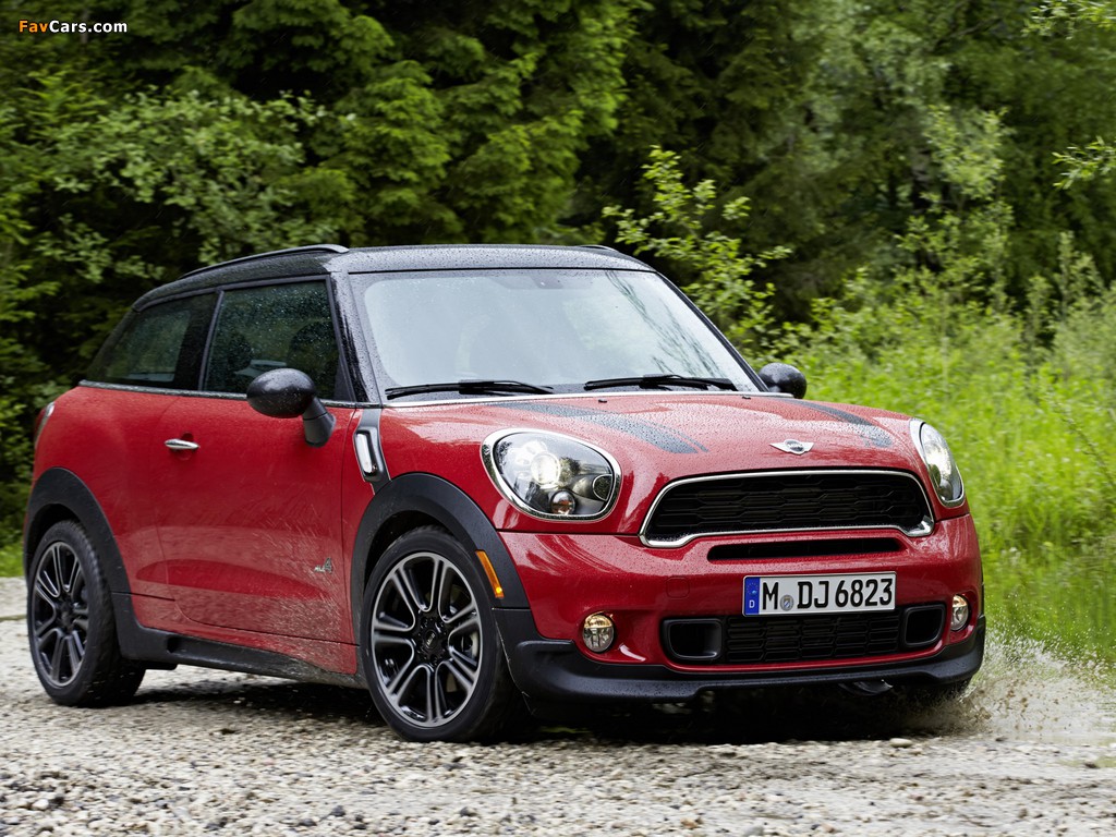 MINI Cooper S Paceman All4 John Cooper Works Package (R61) 2013 wallpapers (1024 x 768)