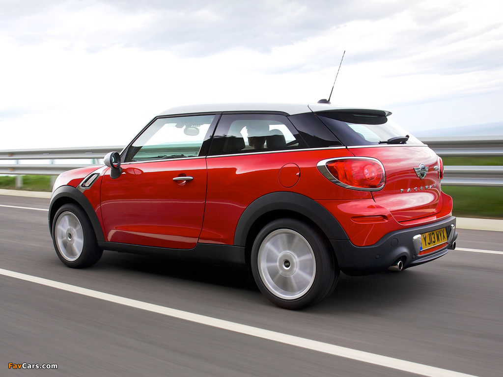 MINI Cooper S Paceman UK-spec (R61) 2013 wallpapers (1024 x 768)