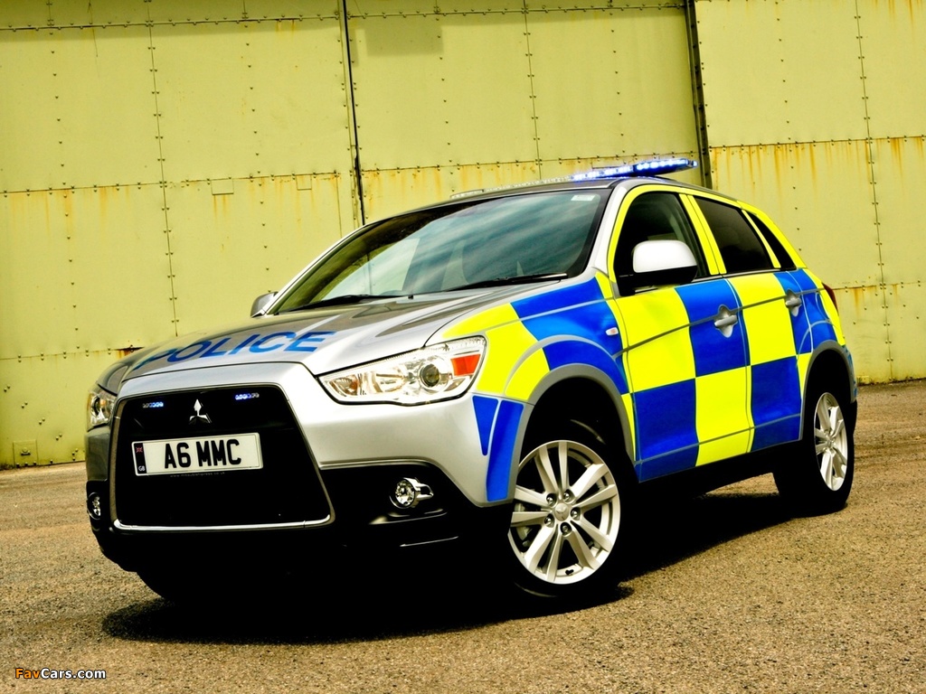 Mitsubishi ASX Police 2010 wallpapers (1024 x 768)