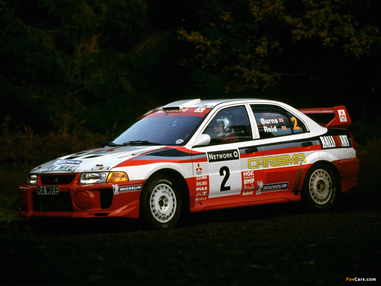 Mitsubishi Carisma GT Evolution V Gr.A WRC 1998 pictures (1280 x 960)