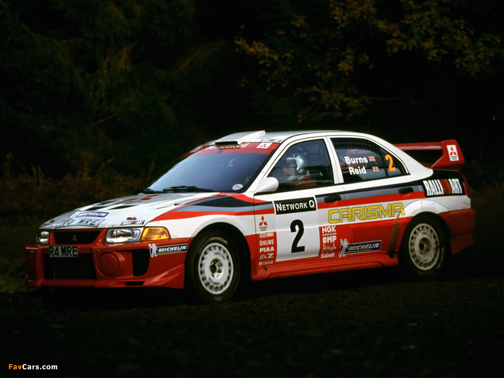 Mitsubishi Carisma GT Evolution V Gr.A WRC 1998 pictures (1024 x 768)